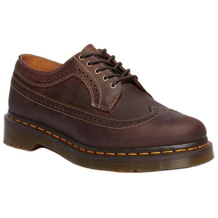Dr.Martens Originals Wear-Resistant Low-Top Casual Shoes Unisex Dark Brown