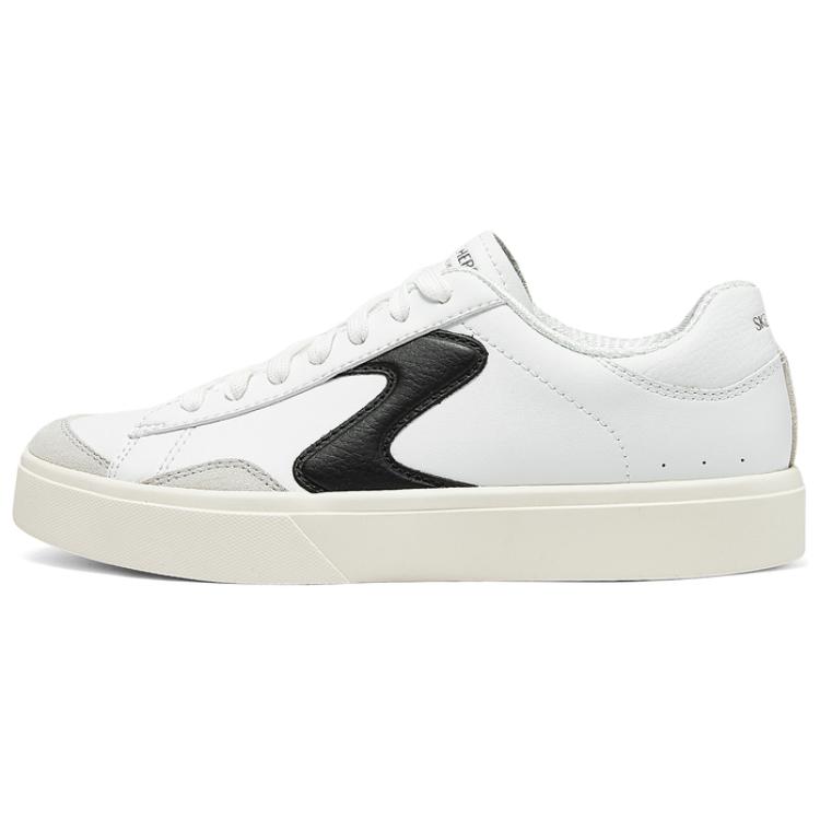 Skechers Court Classics Breathable Support Low-Top Skateboard Shoes Men's White Black
