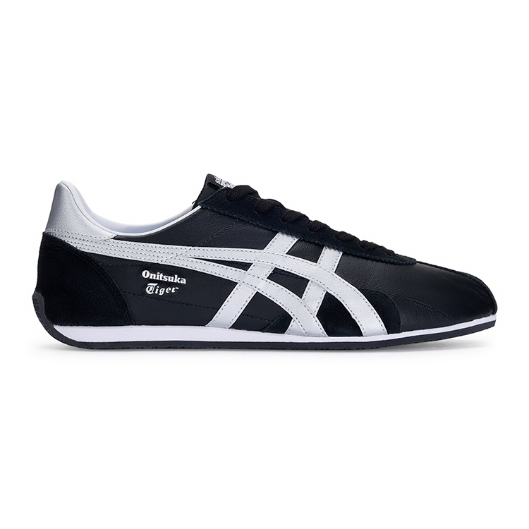 Onitsuka Tiger Runspark Anti Slip Wear Resistant Low Top Casual Shoes Unisex Black Silver купить в интернет-магазине Yoocart с быстрой доставкой по России.