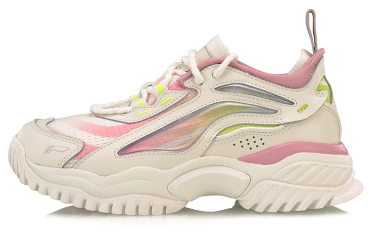 LiNing Aurora Skywalk Casual Shoes Women's Low-Top White/Pink