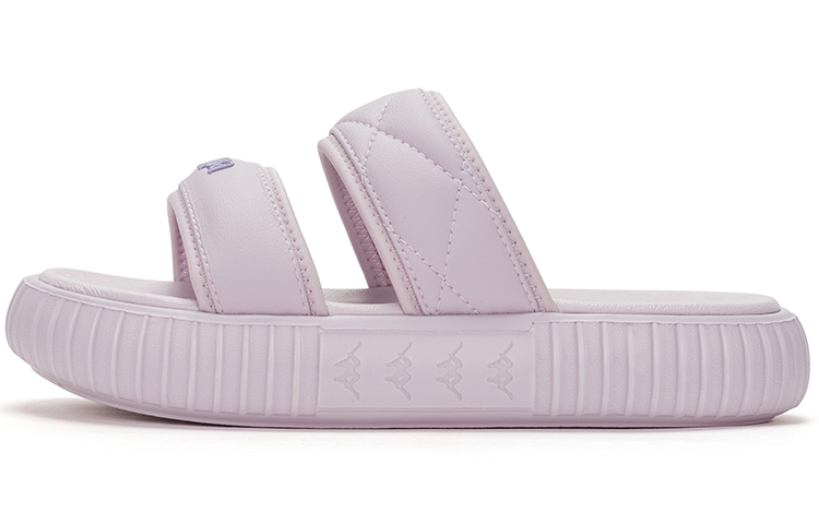 Kappa Stitching Slip-Resistant Abrasion-Resistant Slide Slippers Women's Purple