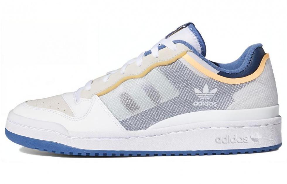 Adidas Forum Low Tt Cloud White Acid Orange Crew Blue