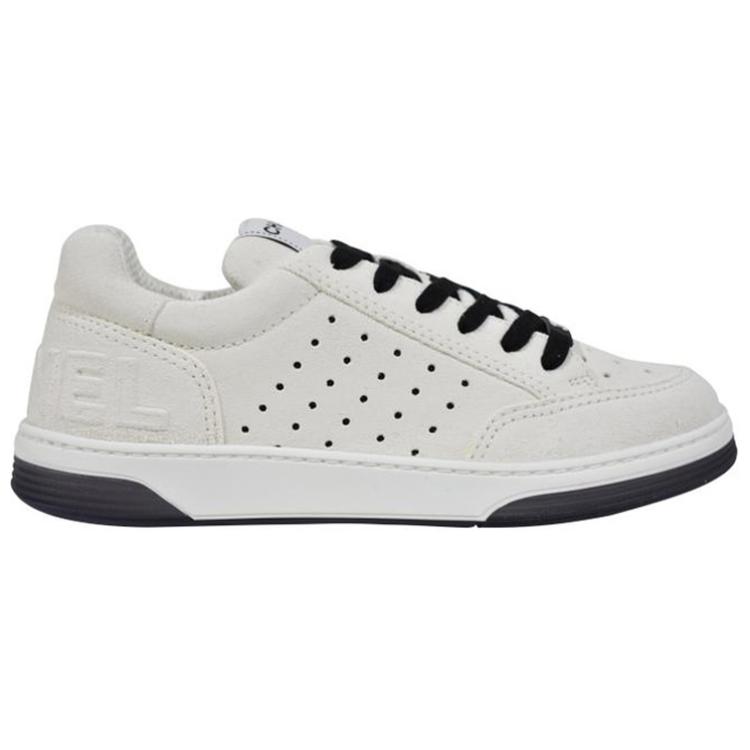 CHANEL Low Top Stylish Skateboarding Shoes Women's White
