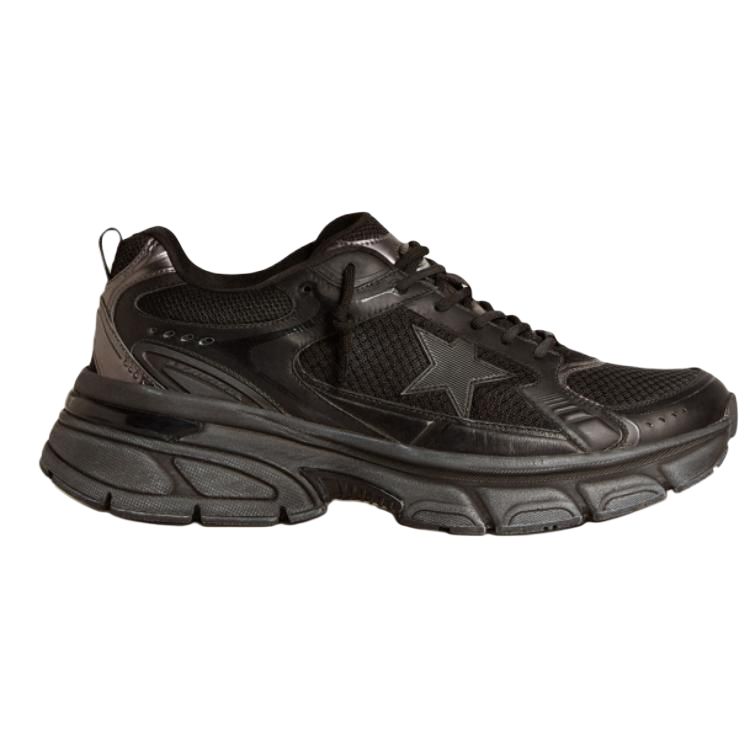 Golden Goose LIGHTSTAR Low-Top Chunky Sneakers Men's Black
