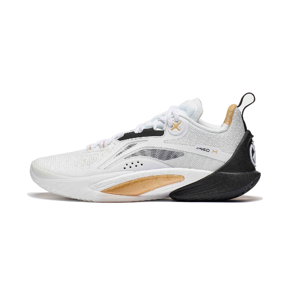 LiNing Speed 10 Abrasion Resistant Cushioning Slip Resistant Breathable Low Top Basketball Shoes Men's White