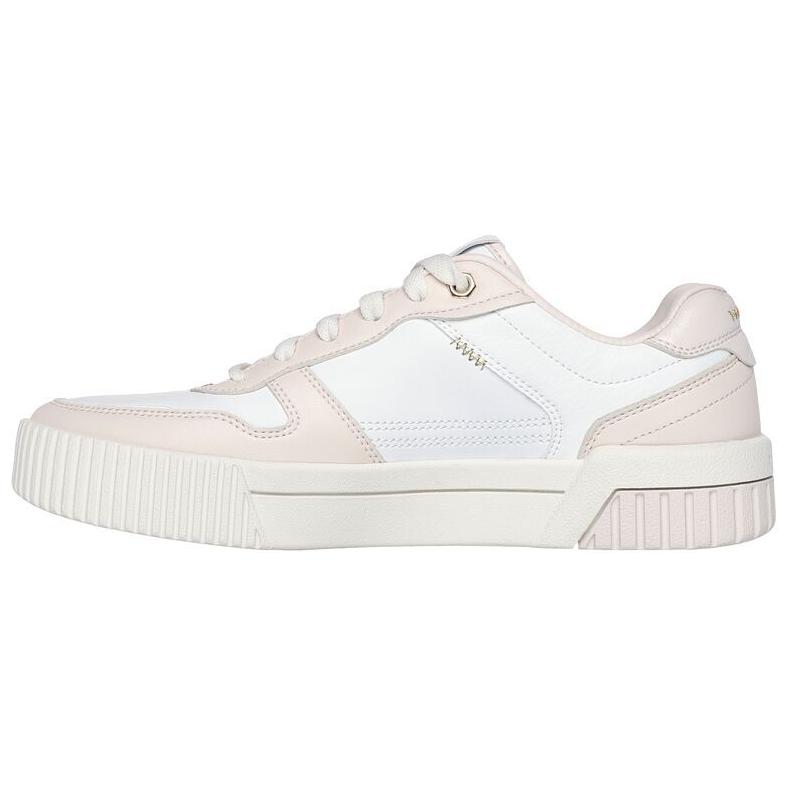 Skechers Court Classics Breathable Low-Top Casual Shoes Women's Pink White