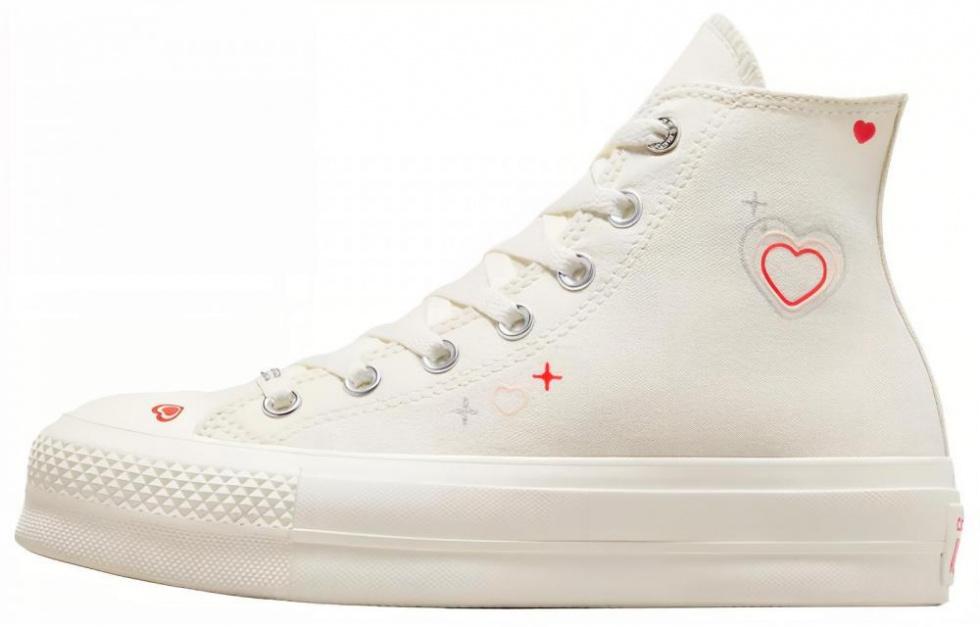 Converse Chuck Taylor All Star Lift Hi Y2K Heart Egret Women's