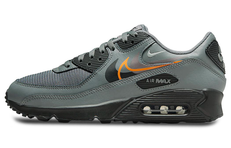 Nike Air Max 90 Multi Swoosh Smoke Grey Mandarin