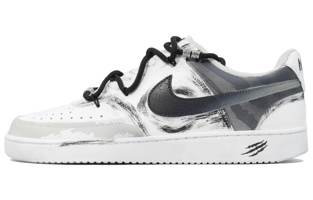 Nike Court Vision Blade Storm Anti-Slip Wear-Resistant Low-Top Skateboard Shoes Men's White