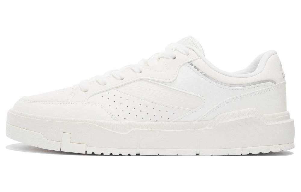 LiNing Anti-Slip And Wear-Resistant Lightweight Low-Top Skateboard Shoes Men's White