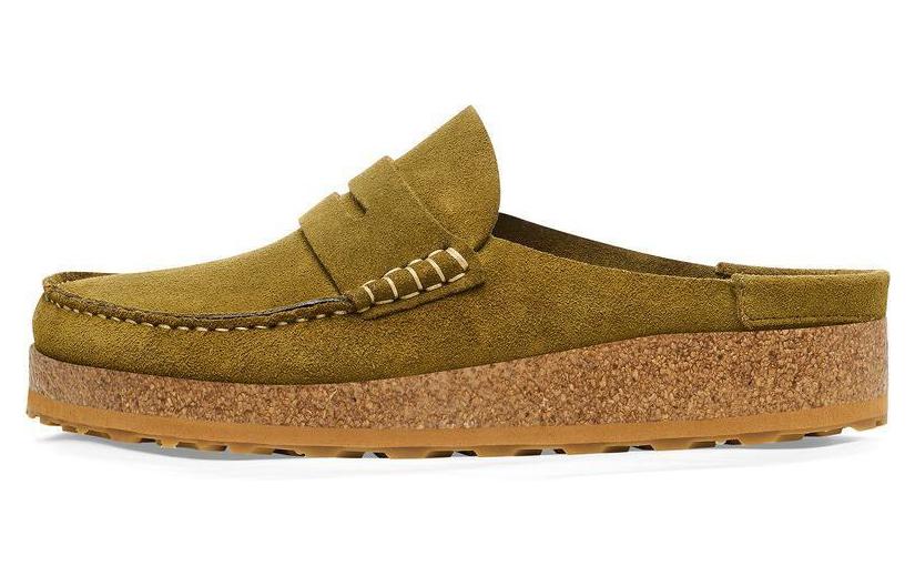 Birkenstock Naples Wrap-toe Slippers Men's Pine Green Regular