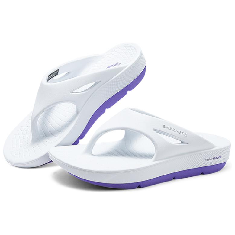 Skechers ON THE GO Abrasion Resistant Flip Flops Women's White Purple купить в интернет-магазине Yoocart с быстрой доставкой по России.