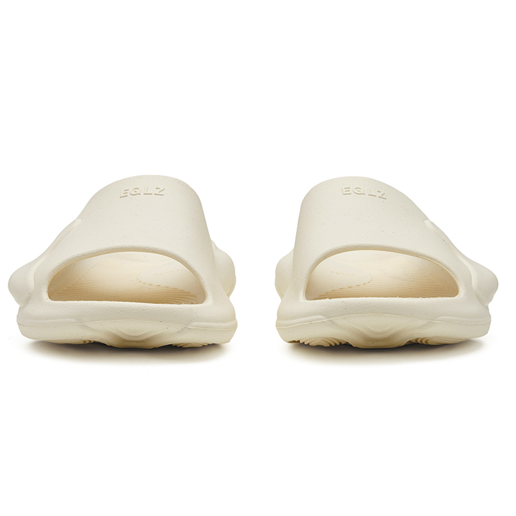 EQLZ EQUALIZER Oasis Slip-Resistant Slide Slippers Unisex Heron White