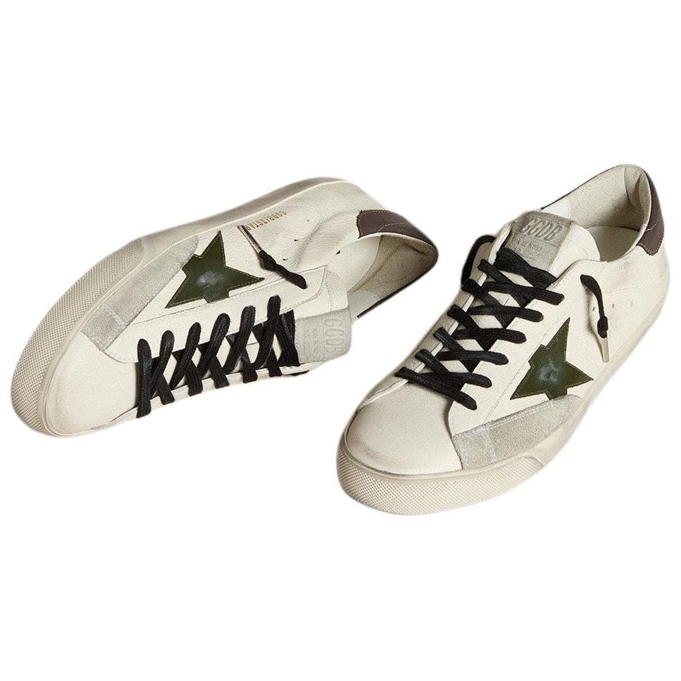 Golden Goose Super-Star Low-Top Skateboard Shoes Men's White