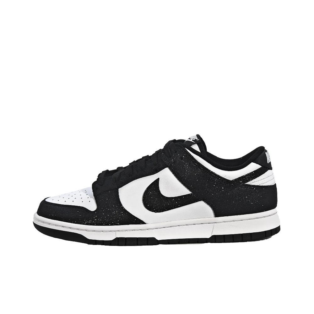 Nike Dunk Lightweight Low-Top Skateboard Shoes Men's Black White Diamond