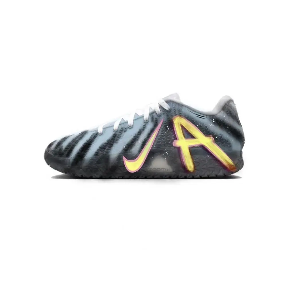 Nike Ja Morant 3 Kuochuang Space, Chasing Light Cushioning, Wear Resistant Low top Basketball Shoes Men's Light Gray