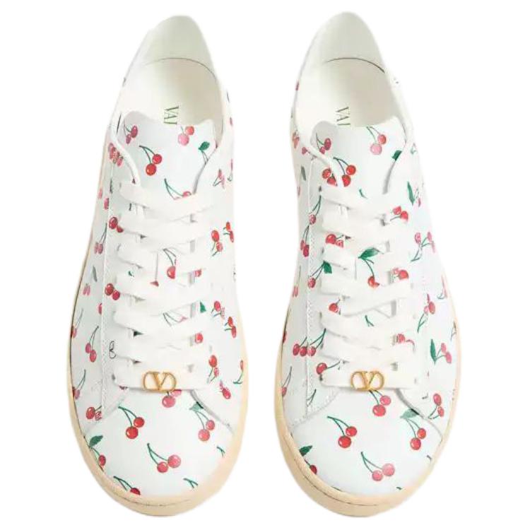 Valentino Royco Low Top Skateboard Shoes Men's White