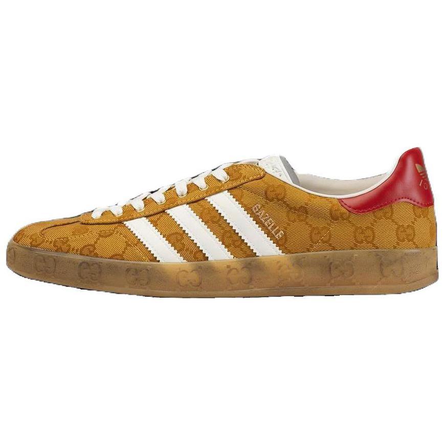 Adidas Gazelle GUCCI Original GG Beige Brown Men's