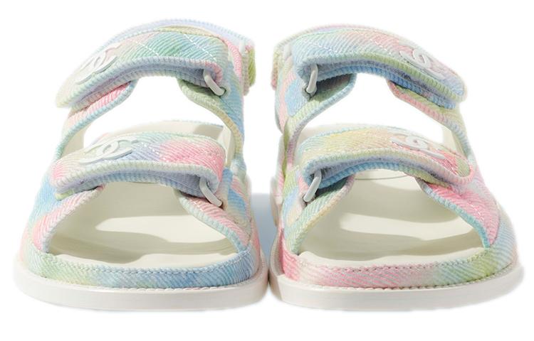 CHANEL Strap Sandals Women's Pink Blue купить в интернет-магазине Yoocart с быстрой доставкой по России.