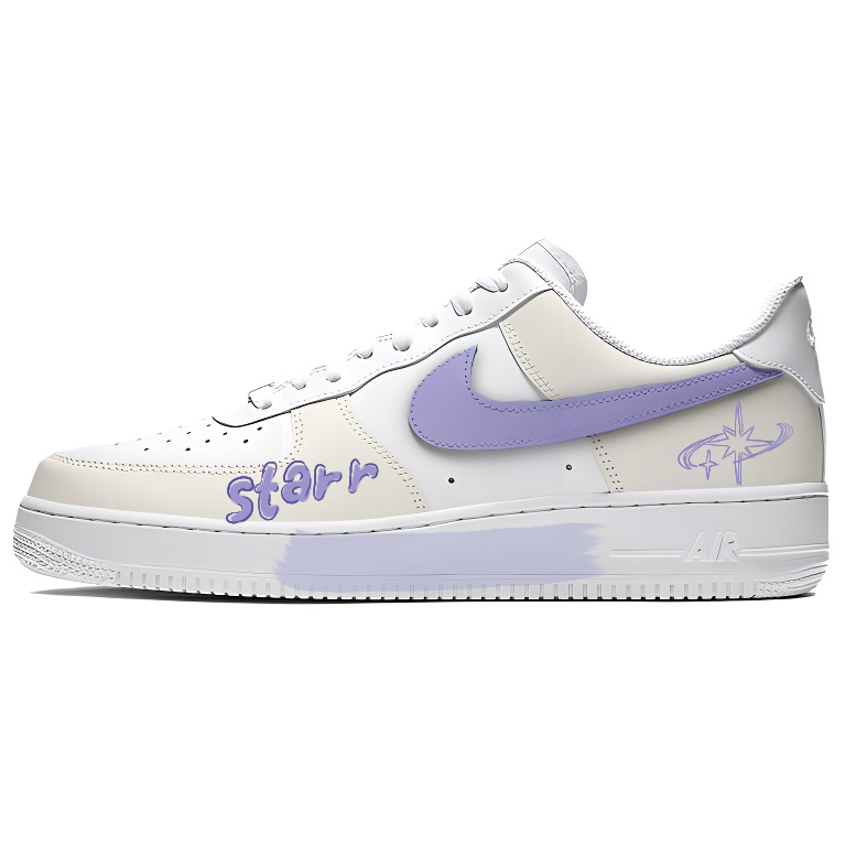 Nike Air Force 1 Low Top Skateboard Shoes Unisex Lilac