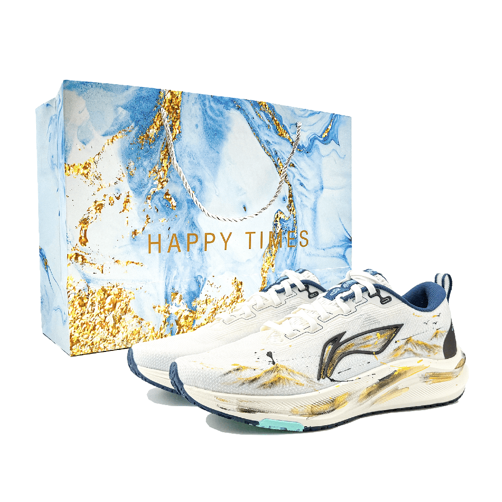 LINING Red Hare 8 Running Shoes Men's Low top Black/Gold