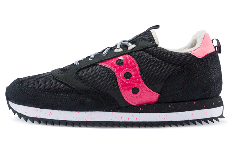 Saucony Jazz Original Running Shoes Men Low-Top Black/Red