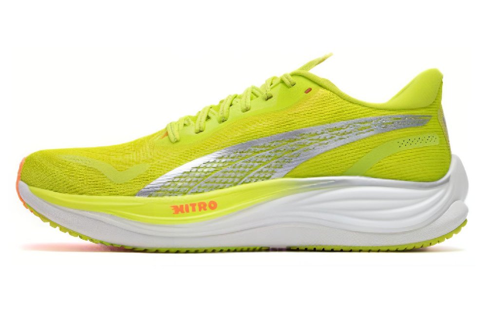 PUMA Velocity Nitro 3 Low Top Casual City Commute Running Shoes Men's Green