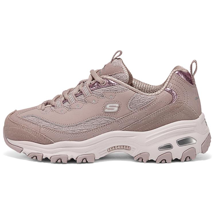 Skechers DLITES Low Top Chunky Sneakers Women's Cameo Brown