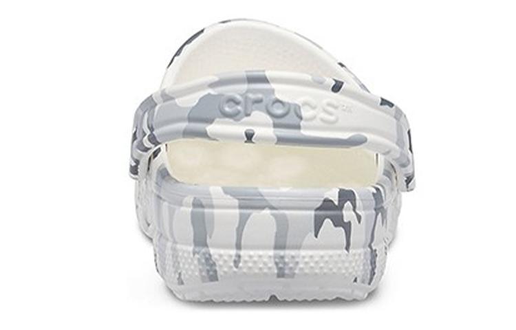 Crocs Unisex Bayaband Sandals White Camo 'Gray White'