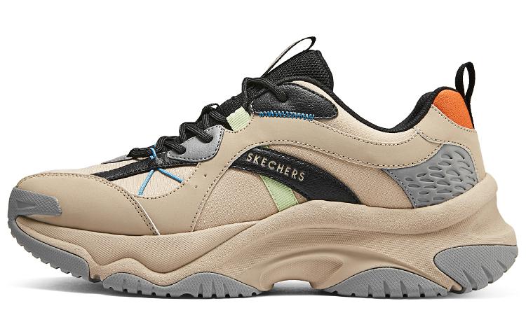 Skechers Street Wear-resistant And Lightweight Low-Top Casual Running Shoes Men's Brown