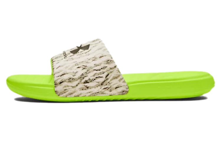 Under Armour Ansa Graphic Slide 'Lime Surge Tiger Camo'