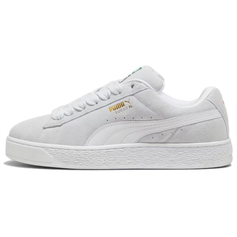 PUMA Anti Slip Wear Resistant Low Top Skateboard Shoes Unisex White