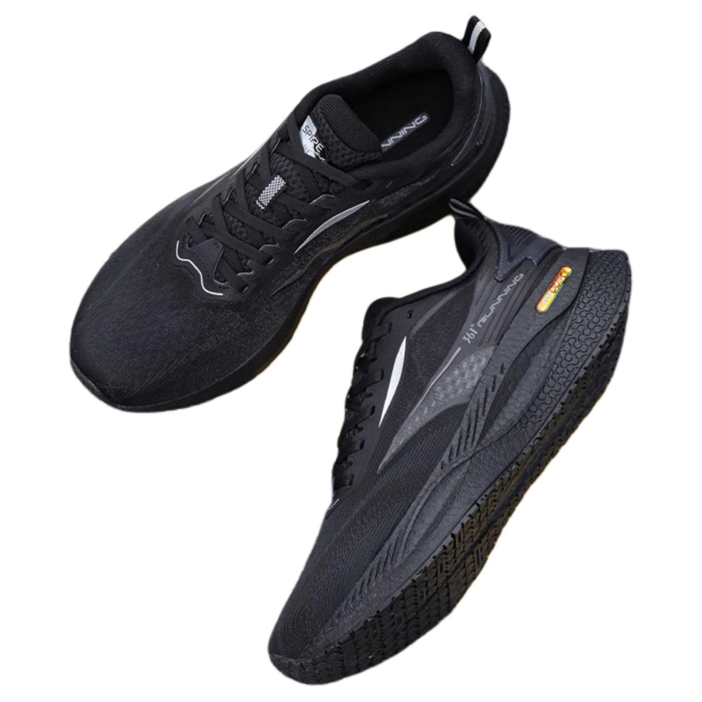 361° Speed Boost CQT Cushioning Wear-Resistant Low-Top Casual Running Shoes Men's Black