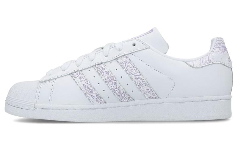 Superstar Adidas Originals 'Paisley White Purple Glow'