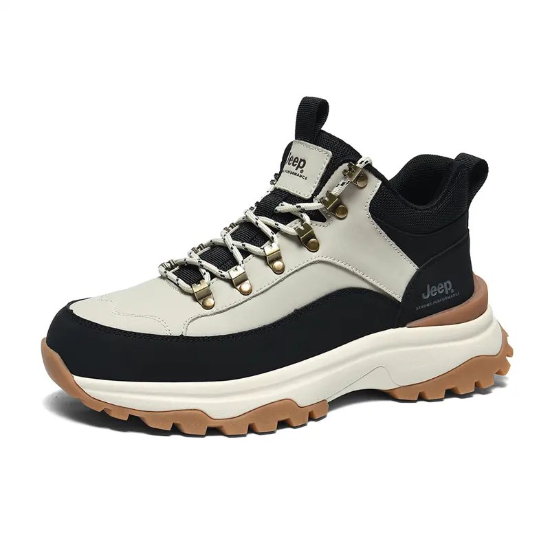 Jeep Martin Boots Men's Sand Khaki