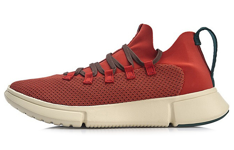 LiNing Essence 2 WS Anti-Slip And Wear-Resistant Breathable Low-Top Vintage Basketball Shoes Unisex Red Gray