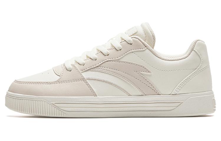 Anta Slip-Resistant Low-Top Skateboard Shoes Women's Beige