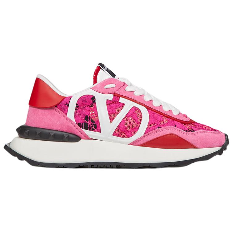Valentino Garavani Lacerunner Lace Panelled Sneakers