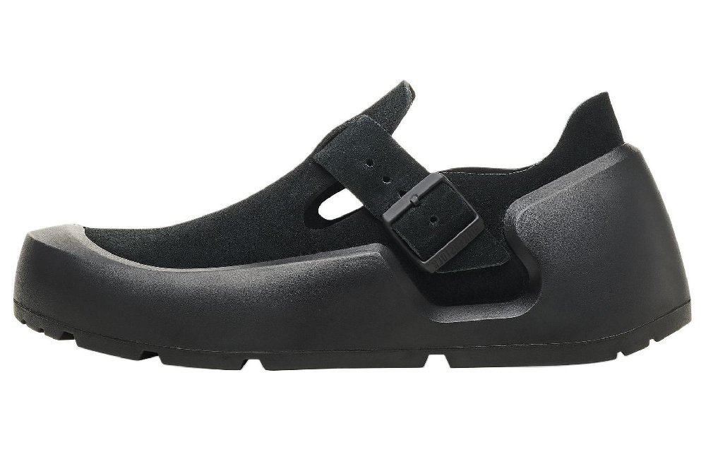 Birkenstock Reykjavik Nubuk Leather Shoes 'Black'
