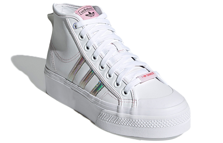Adidas Nizza Platform Mid 'White Iridescent' Women's купить в интернет-магазине Yoocart с быстрой доставкой по России.