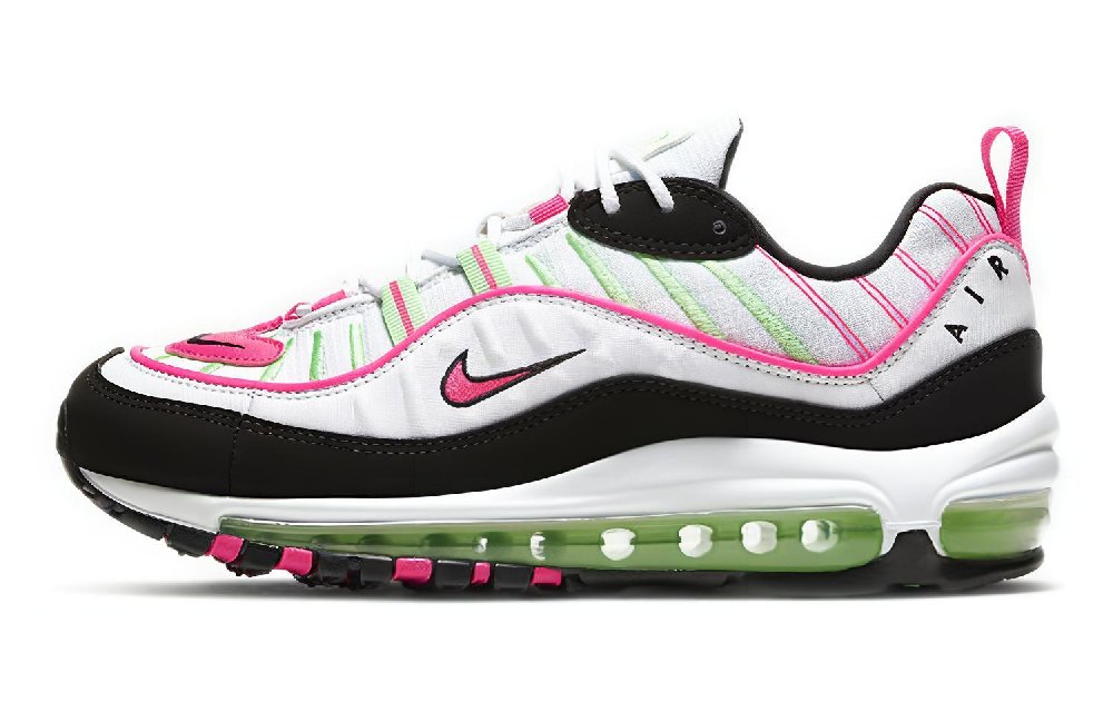 Nike Air Max 98 White Illusion Green Hyper Pink Women's