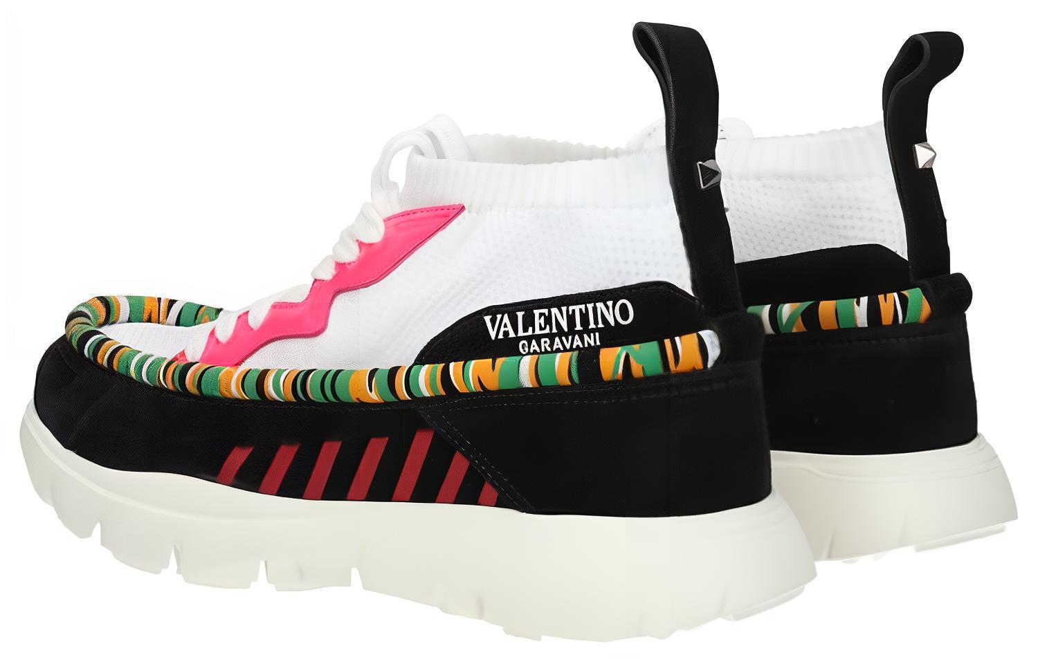 Valentino Low top Casual Shoes Men's Black White купить в интернет-магазине Yoocart с быстрой доставкой по России.