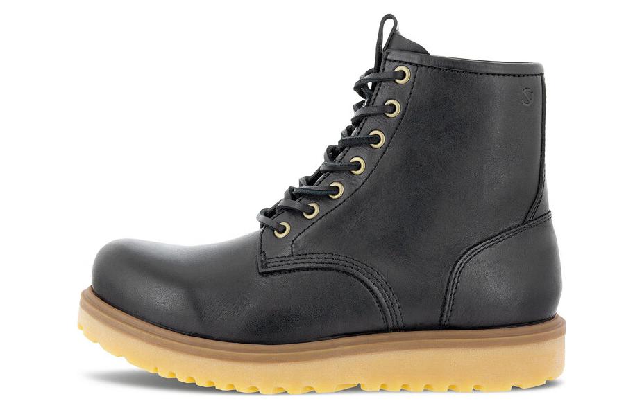 Ecco Short Martin Boot Men's Black