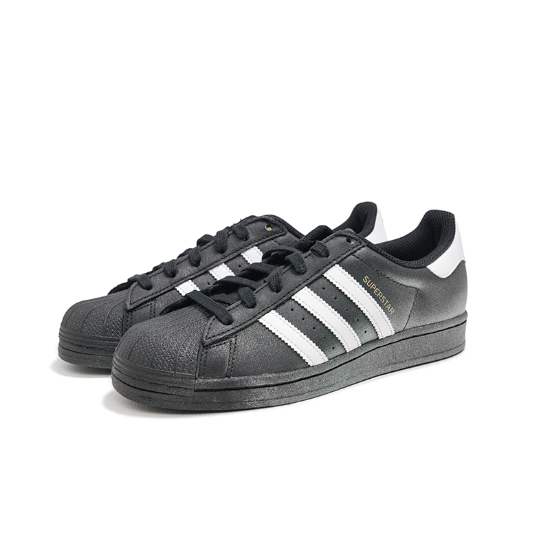 Adidas Originals SUPERSTAR Gradient Baby's Breath Abrasion Resistant Low Top Skateboard Shoes Unisex Black White купить в интернет-магазине Yoocart с быстрой доставкой по России.