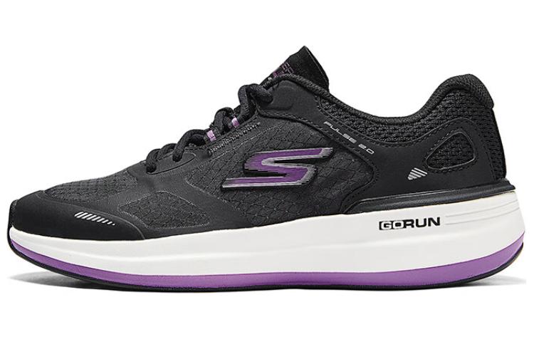 Skechers GOrun Pulse 2 Cushioning Breathable Low-Top Casual Running Shoes Women's Black Purple