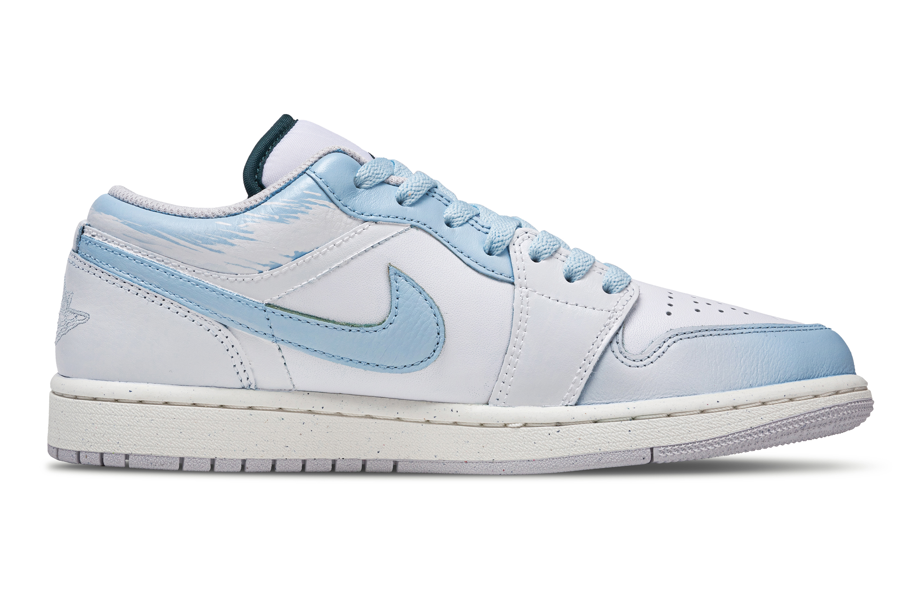 Jordan Air Jordan 1 Low Top Vintage Basketball Shoes Men's Blue White купить в интернет-магазине Yoocart с быстрой доставкой по России.