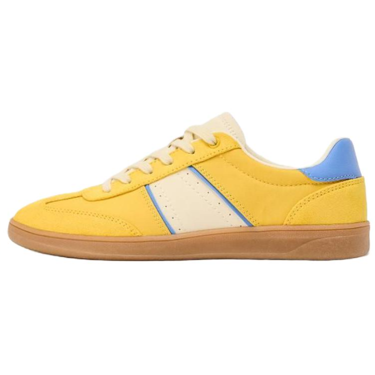 ZARA Low top Skateboard Shoes Women's Yellow