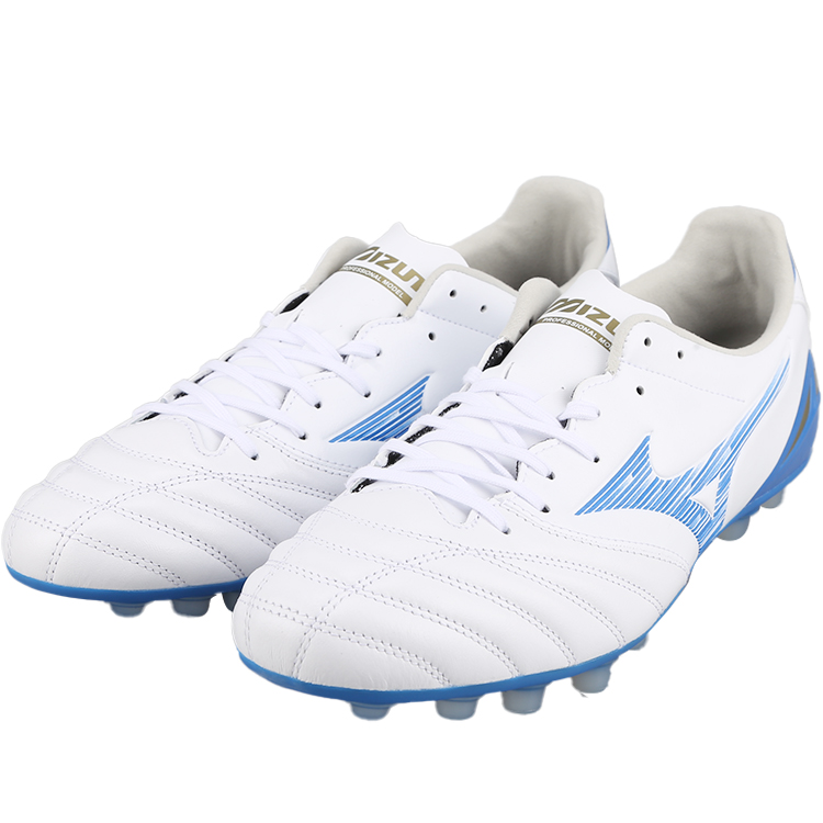 Mizuno Morelia Neo 4 AG Rubber Short Studs Cushioning Coverage Soccer Shoes Men's White Blue купить в интернет-магазине Yoocart с быстрой доставкой по России.