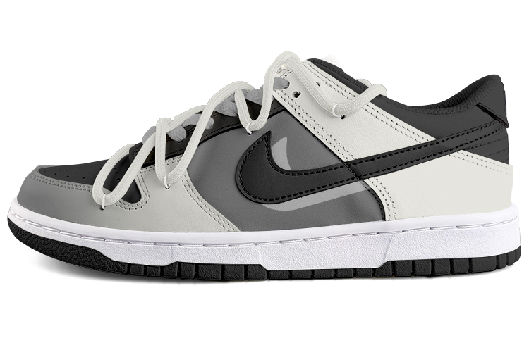 Nike Dunk Low Anti Slip Wear Resistant Low Top Skateboard Shoes GS Gray