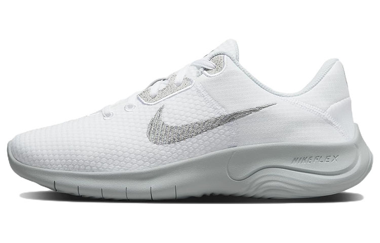 Nike Flex Experience Run 11 Wide 'White Metallic Silver' Women's